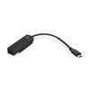 ACT AC1525 kaabli soomuutja USB Type-C SATA 7-pin + 15pin Must