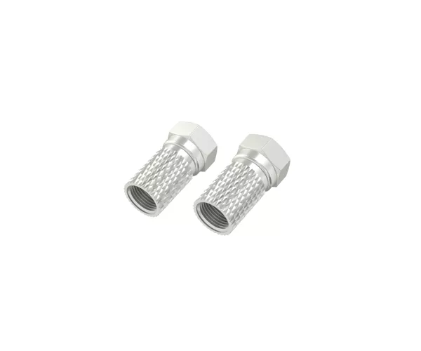 Hama 00205205 coaxial connector F-type 2 pc(s)