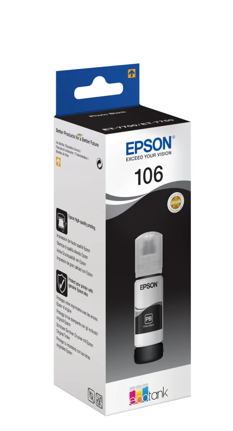 106 EcoTank Photo Black Ink Bottle
