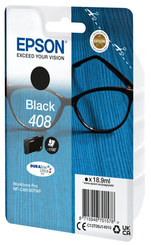 408 Spectacles DURABrite Ultra Single Black Ink