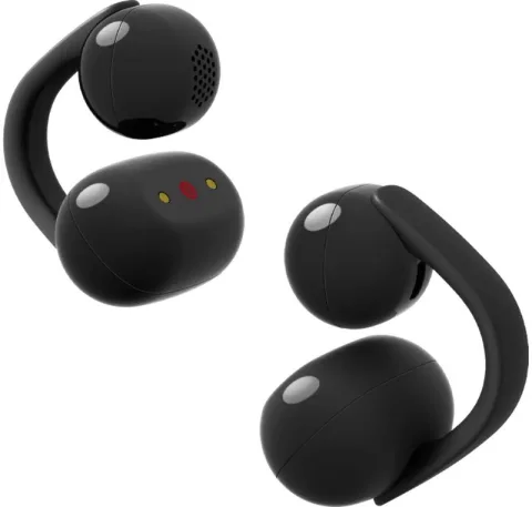 Sony wireless earbuds LinkBuds Clip, black