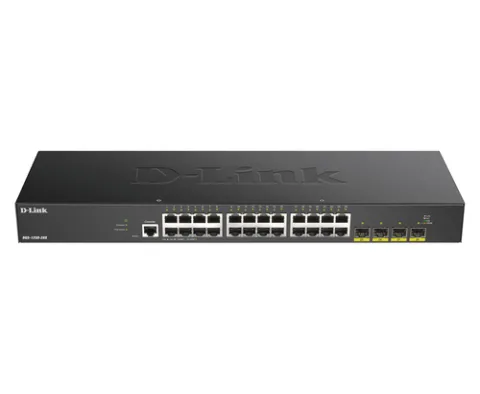 D-Link DGS-1250-28X võrgulüliti Juhitav L3 Gigabit Ethernet (10/100/1000) Must