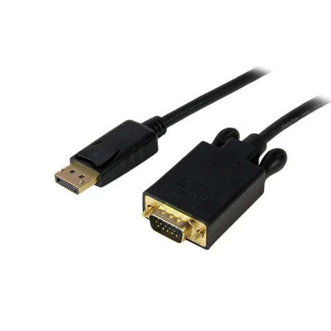 StarTech.com DP2VGAMM10B videokaabliadapter 3 m DisplayPort VGA (D-Sub) Must