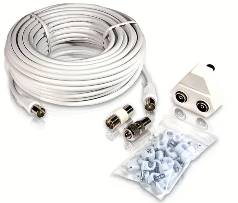 Philips SWV2209W/10 koaksiaalkaabel 15 m Pal M