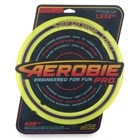 Aerobie ARB RNG Pro Ring Yellow GML Lendav taldrik