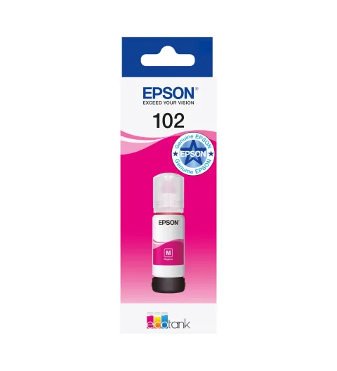 102 EcoTank Magenta ink bottle