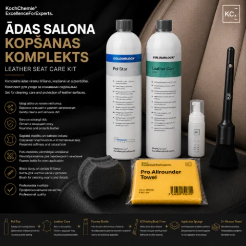 Koch-Chemie — ādas salona tīrīšanas un kopšanas komplekts