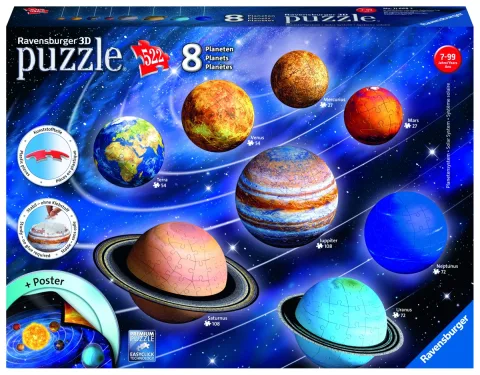 Ravensburger Planetary Solar System 3D Puzzle