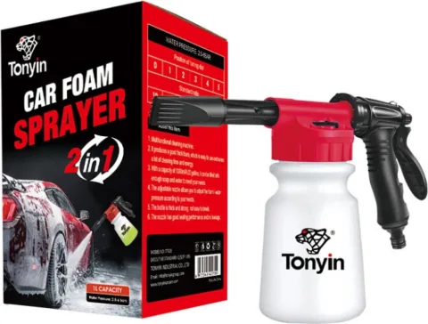 Tonyin TT02F — auto putu un ūdens smidzinātājs 2 vienā