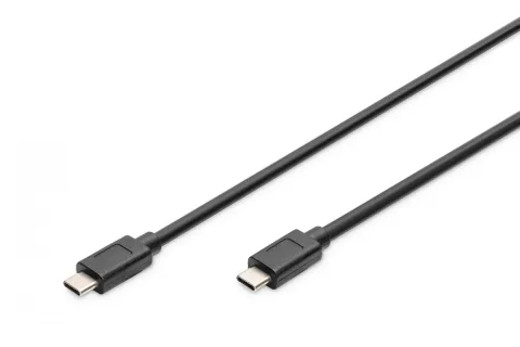 Digitus AK-300139-010-S cabluri USB USB 3.2 Gen 2 (3.1 Gen 2) 1 m USB C 10 Gbit/s Negru