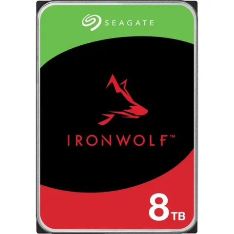 Seagate IronWolf ST8000VN002 sisemine kõvaketas 8 TB 5400 RPM 256 MB 3.5 Jada ATA III