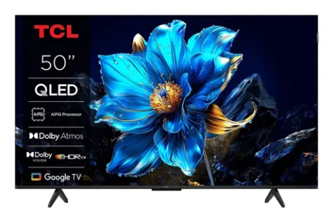 TCL T69C 50T69C TV 127 cm (50") 4K Ultra HD Smart TV Wi-Fi Black 350 cd/m²