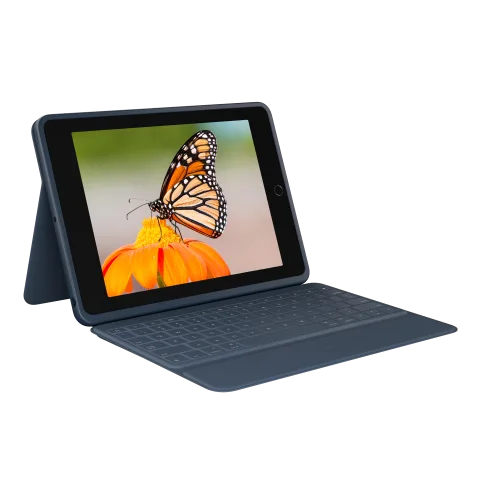 Logitech Rugged Combo 3 AZERTY Prantsuse Smart Connector Sinine