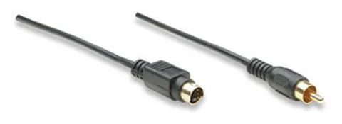 Manhattan 391160 videokaabliadapter 1,8 m S-Video (4-pin) RCA Must