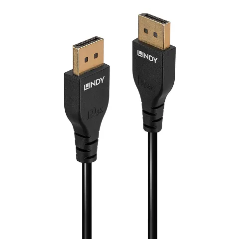 Lindy 36460 DisplayPort-kaabel 0,5 m Must
