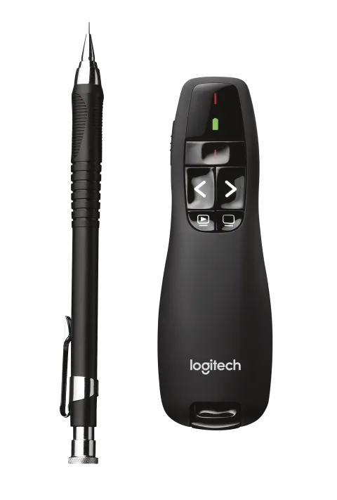 Logitech R400 juhtmevaba esitluspult RF Must