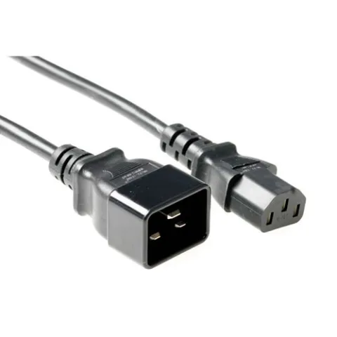 ACT AK5026 toitekaabel Must 2 m C13 pistikut C20 pistikut