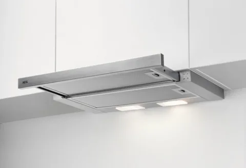 AEG DPB3632S Semi built-in (pull out) Stainless steel 410 m³/h