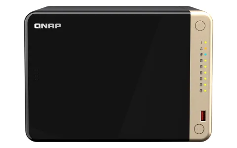 QNAP TS-664 NAS Tower Intel Celeron N5095 8 GB DDR4 0 TB QNAP QTS Black, Bronze