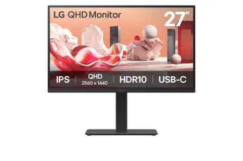LG 27BA75QB-B computer monitor 68.6 cm (27") 2560 x 1440 pixels Wide Quad HD LED Black