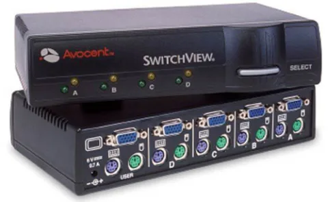 Vertiv 12045 KVM-lüliti Must