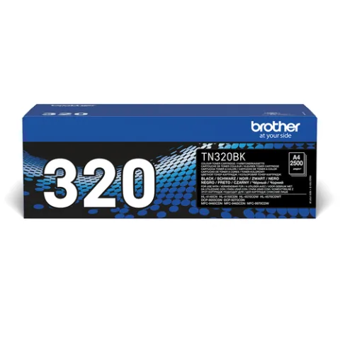 Brother TN-320BK toonerikassett 1 tk Originaal Must