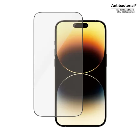 PanzerGlass Screen Protector iPhone 14 Pro | Ultra-Wide Fit w. EasyAligner