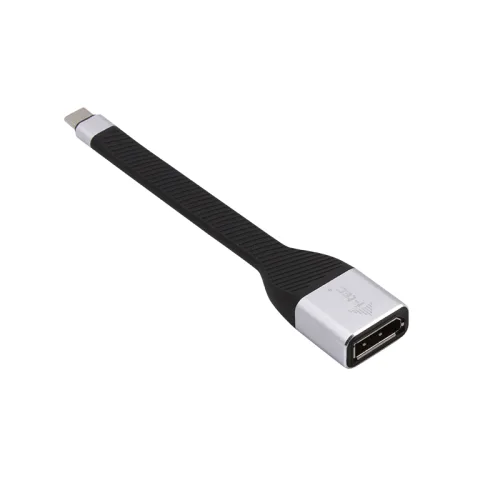 i-tec C31FLATDP60HZ videokaabliadapter 0,11 m USB tüüp-C DisplayPort Must
