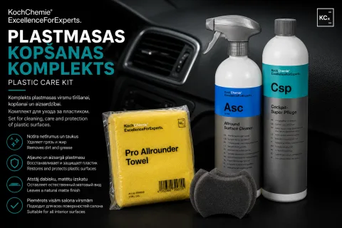 Koch-Chemie — salona plastmasas tīrīšanas un kopšanas komplekts