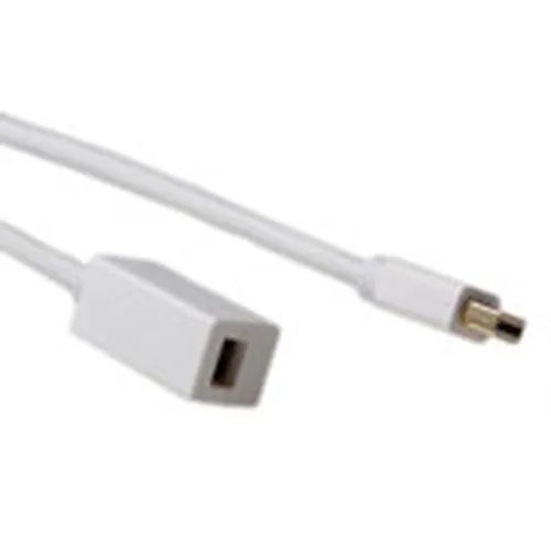 ACT AK3957 DisplayPort-kaabel 2 m Mini DisplayPort Valge