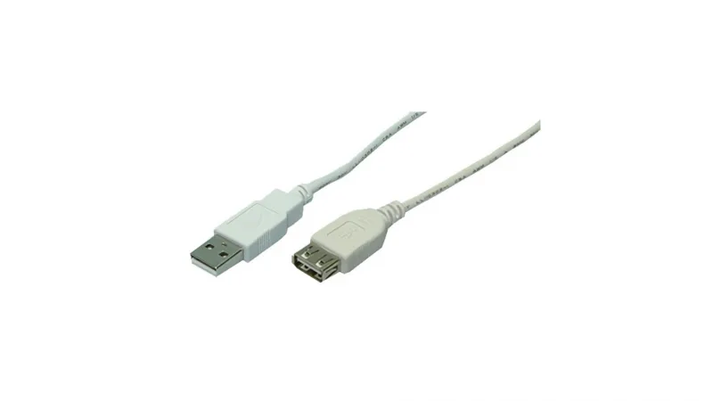 LogiLink 2m USB 2.0 USB cable USB A 0.48 Gbit/s Grey