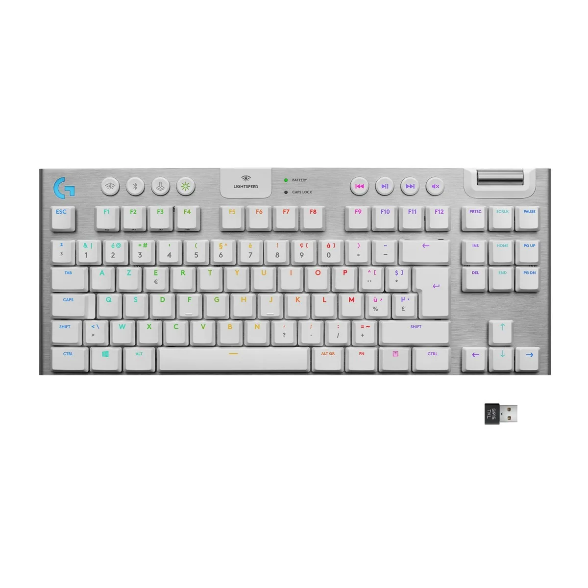 Logitech G G915 TKL klávesnica Hranie RF Wireless + Bluetooth