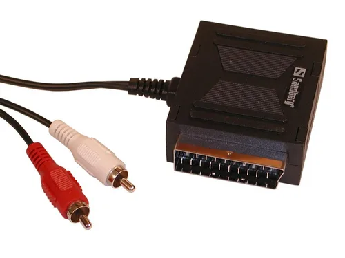 Sandberg ScartOUT -> 2xRCA -male 5 m Must